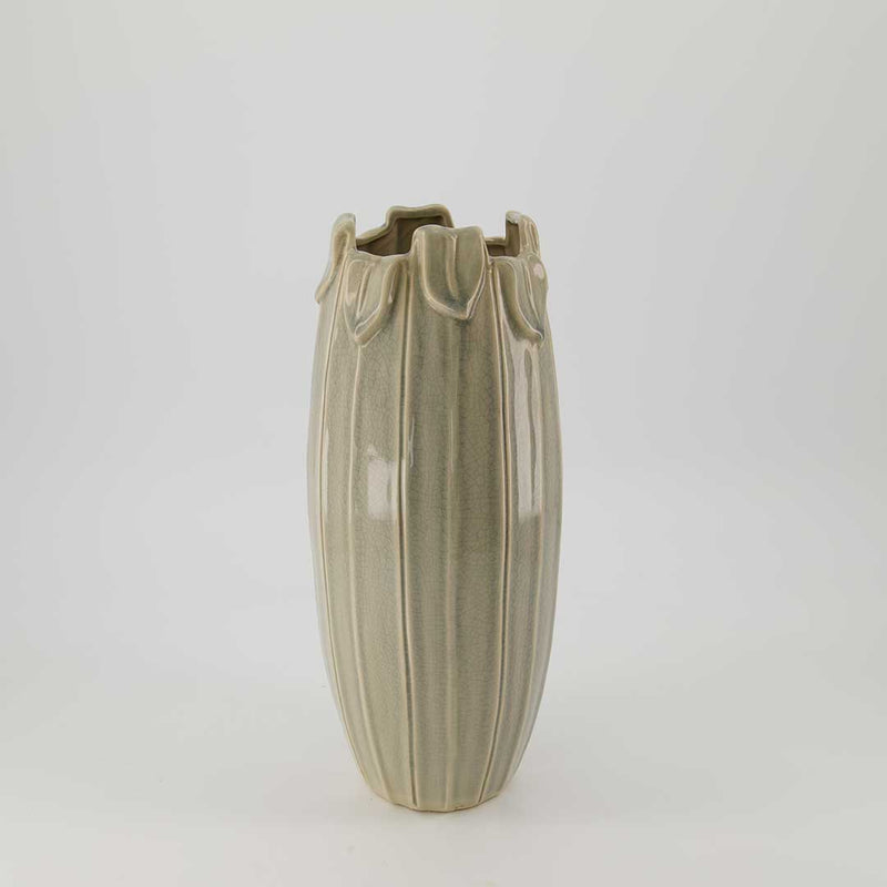 Grey Blooming Vase - Large (2929-DM2345-0L)