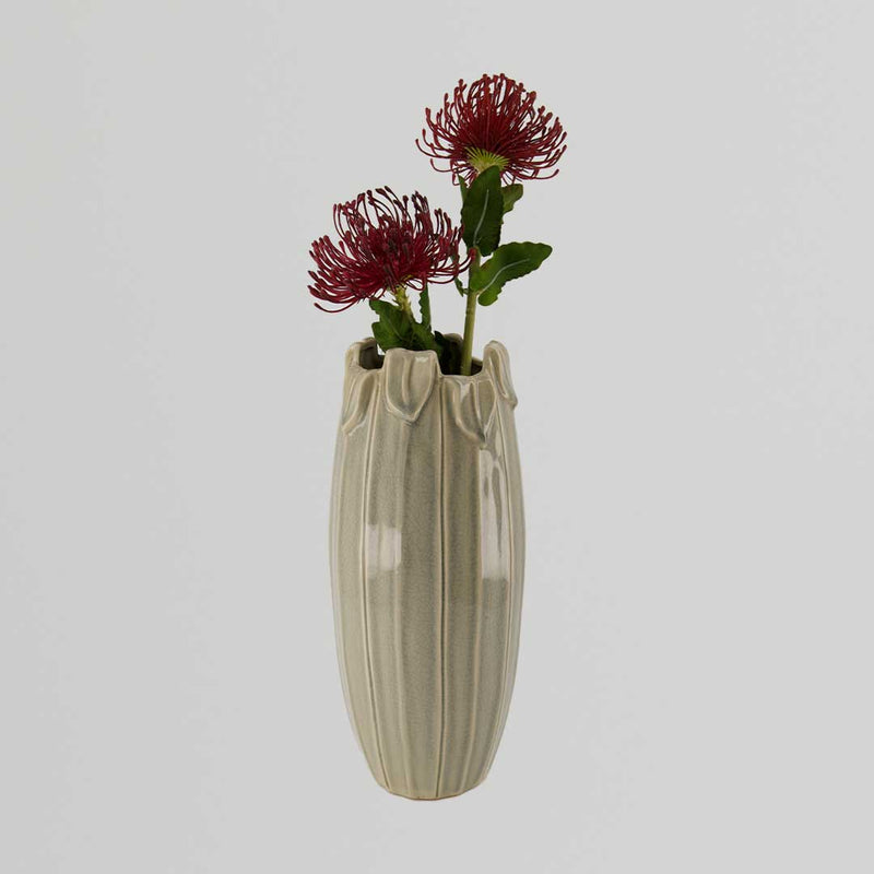 Grey Blooming Vase - Large (2929-DM2345-0L)