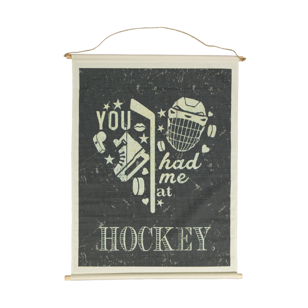 Hanging Hockey Canvas Print (1134-BM2702-00)