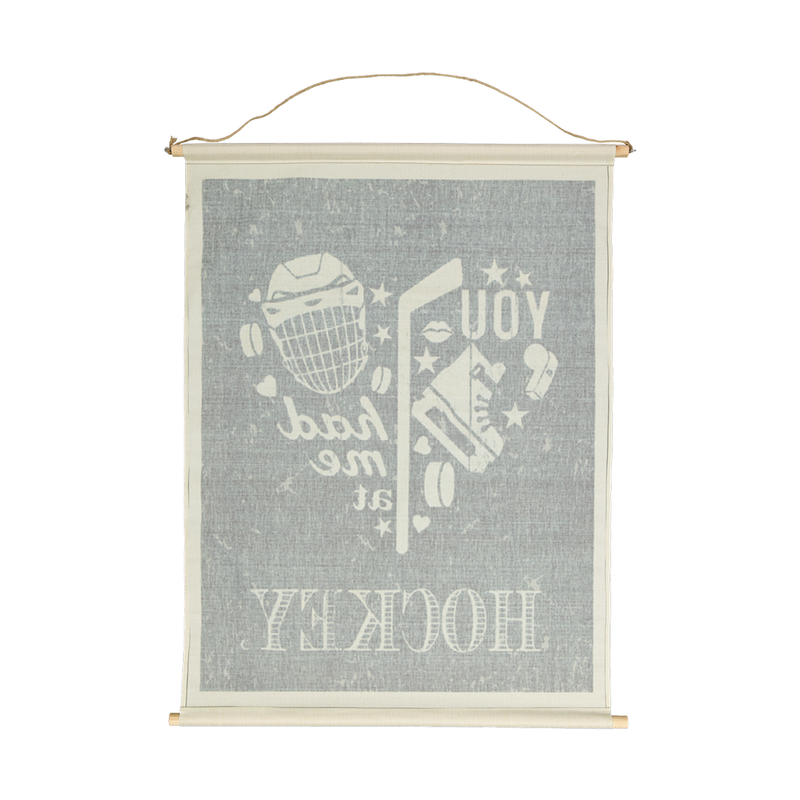 Hanging Hockey Canvas Print (1134-BM2702-00)