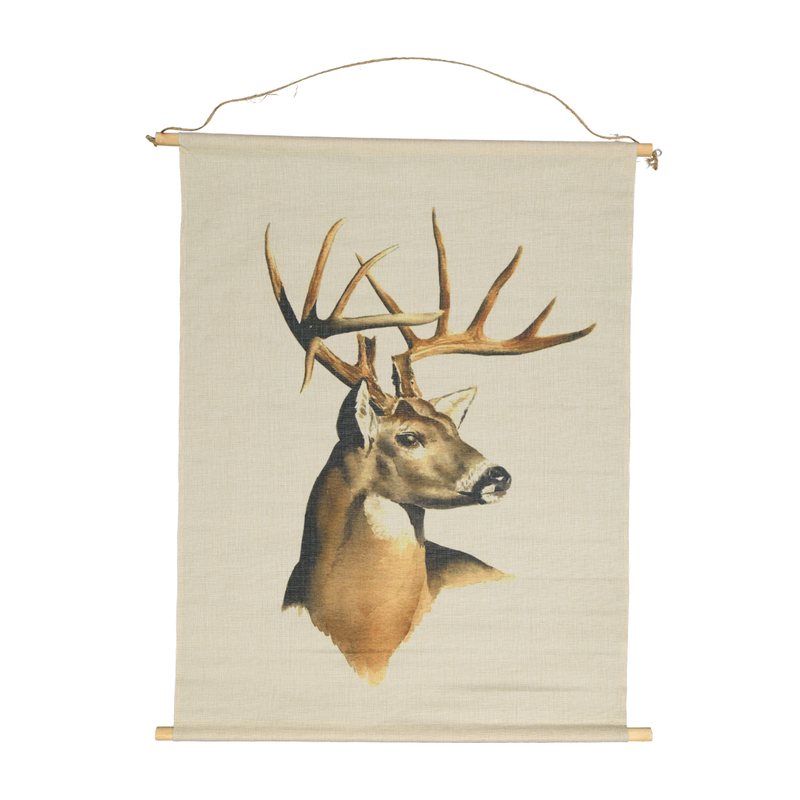 Hanging Reindeer Canvas Print (1134-DM6155-00)