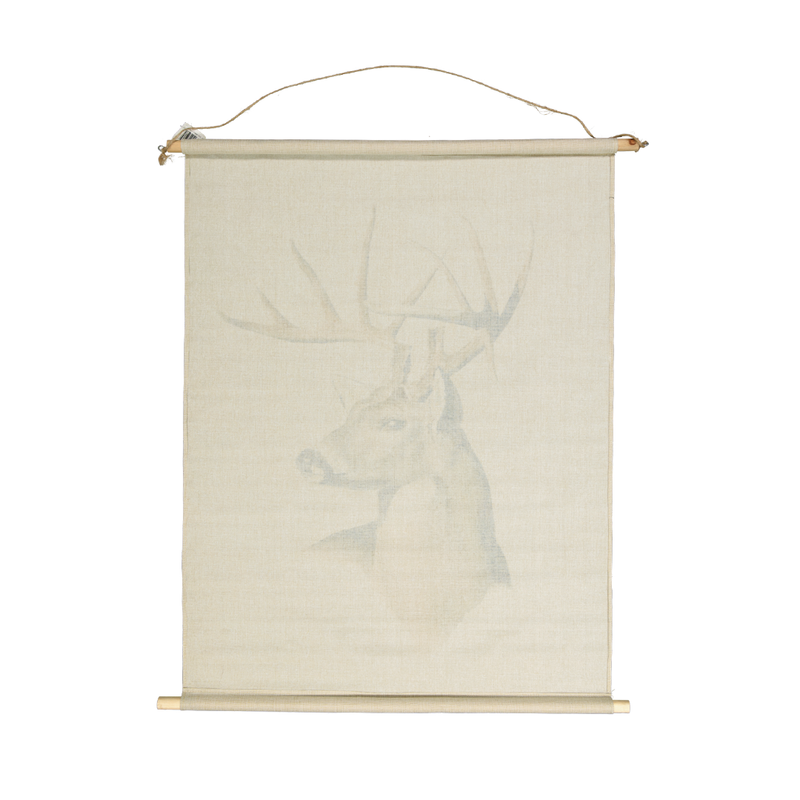 Hanging Reindeer Canvas Print (1134-DM6155-00)
