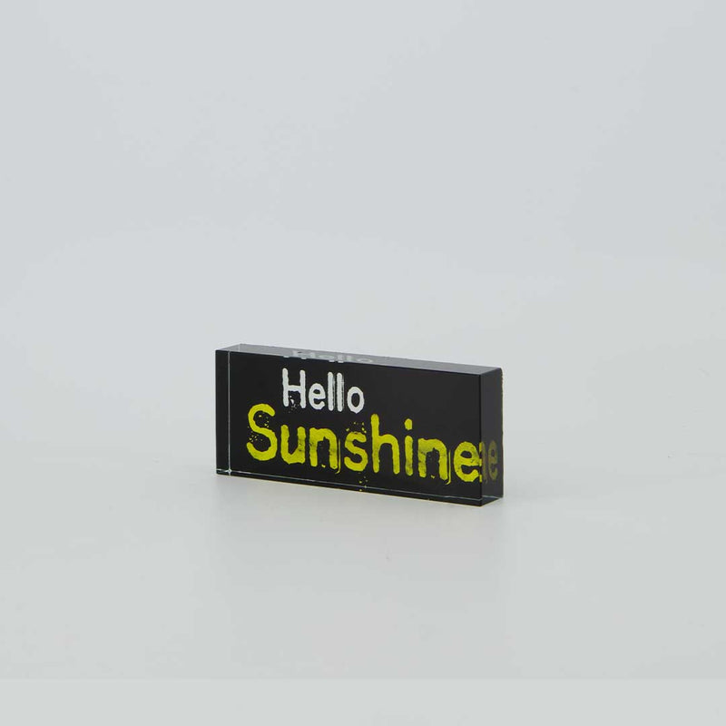 "Hello Sunshine" Glass Paper Weight (9044-DM6824-00)