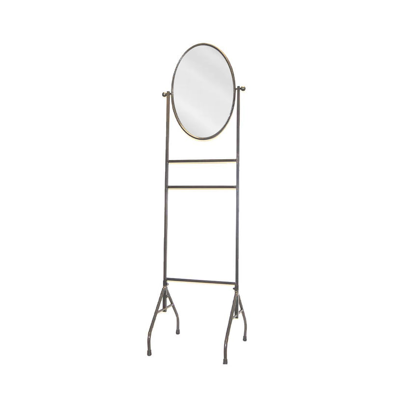 Hilda Oval Mirror On Display Stand (9044-HM8192-MR)