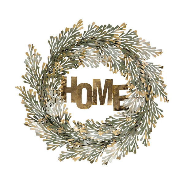Home Wreath Metal (7528-HM8333-00)