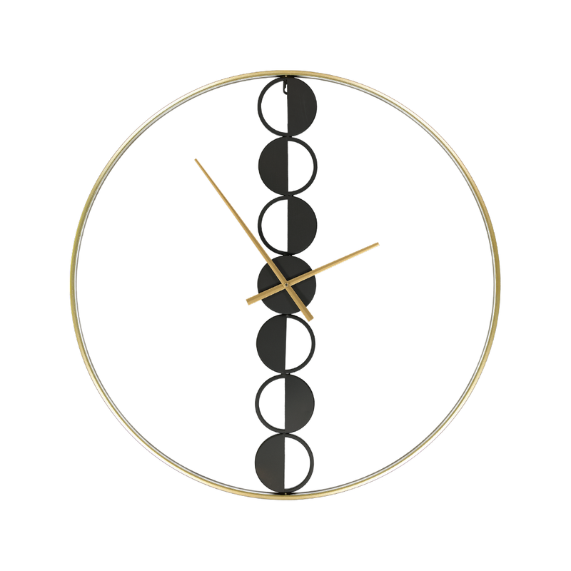 Kalu Half Moon Wall Clock (7180-HM8473-CK)