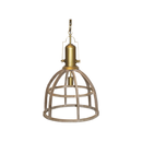 Knox 1-Light Wood Dome Cage Pendant (7366-HM8368-00)