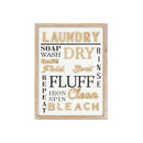 Laundry Room Wall Plaque Decor (9044-HM8191-00)