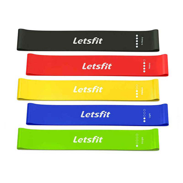 Letsfit - 5pk Resistance Band Set (JSD01)