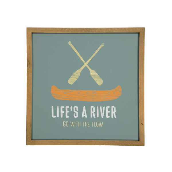 "Life's a River..." Framed (9044-EM0205-00)