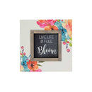 Live Life In Full Bloom With Flower Frame (9055-DM1808-00)