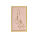 Love Bulb Gold Wire Decal Wall Art (7168-HM8123-00)