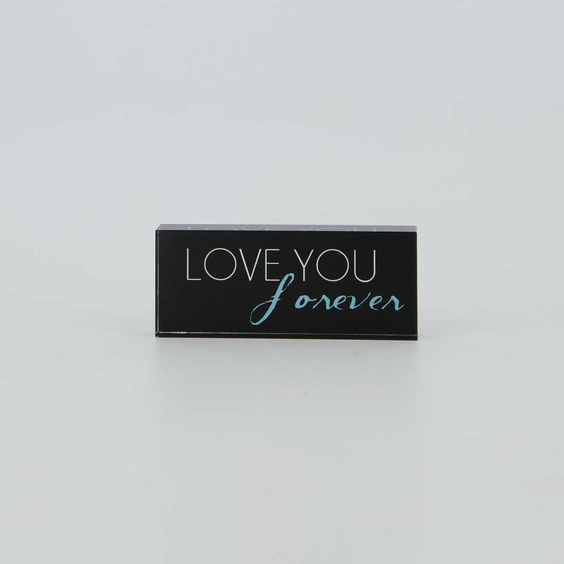 "Love You Forever" Glass Paper Weight (9044-DM6825-00)