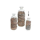 Birch Wrapped Glass Vase Small (M177-200051-0S)