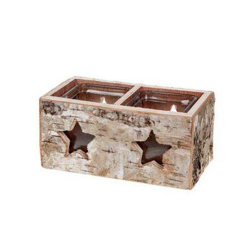 Birch Double Tealight Holder (M177-200094-00)