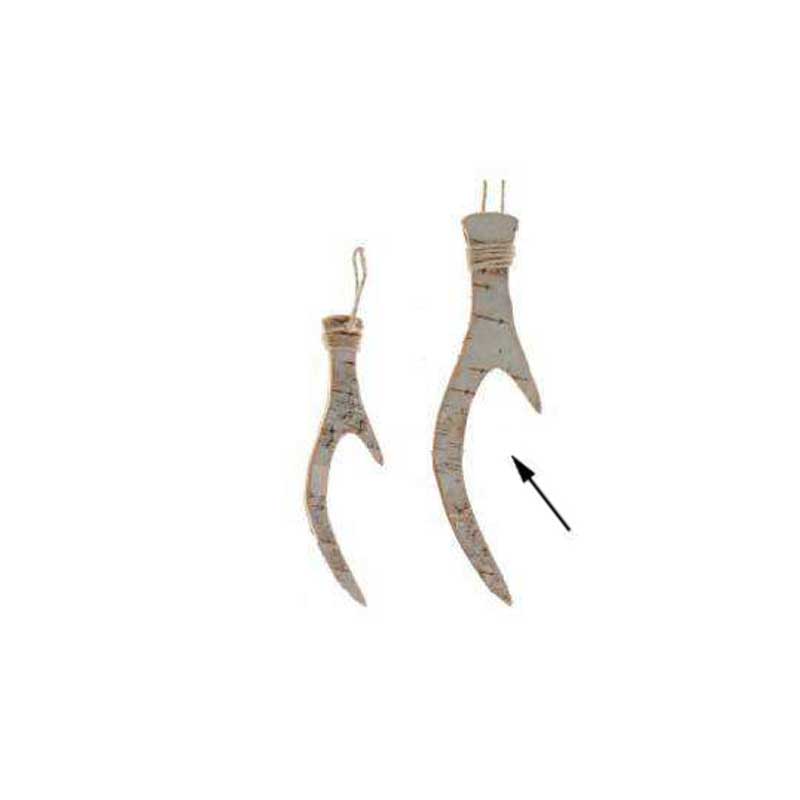 Birch Bark Antler Ornament (M177-400472-00)