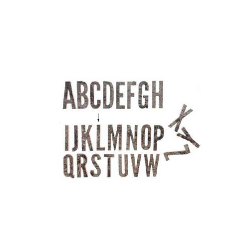 Birch Letter - L (M177-600112-0L)