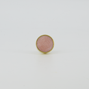 Marble Stone Door Knob With Gold Frame (4156-DM2436-00)