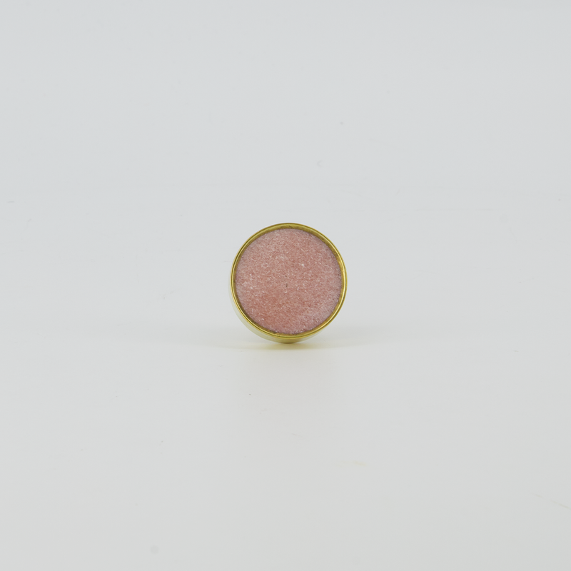 Marble Stone Door Knob With Gold Frame (4156-DM2436-00)