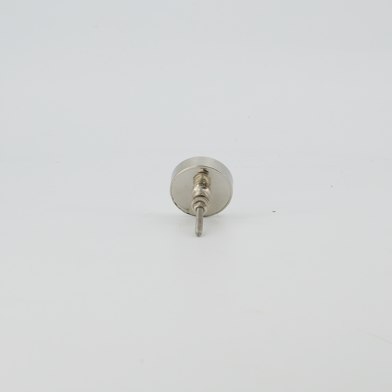 Marble Stone Door Knob With Silver Frame (4156-DM2435-00)