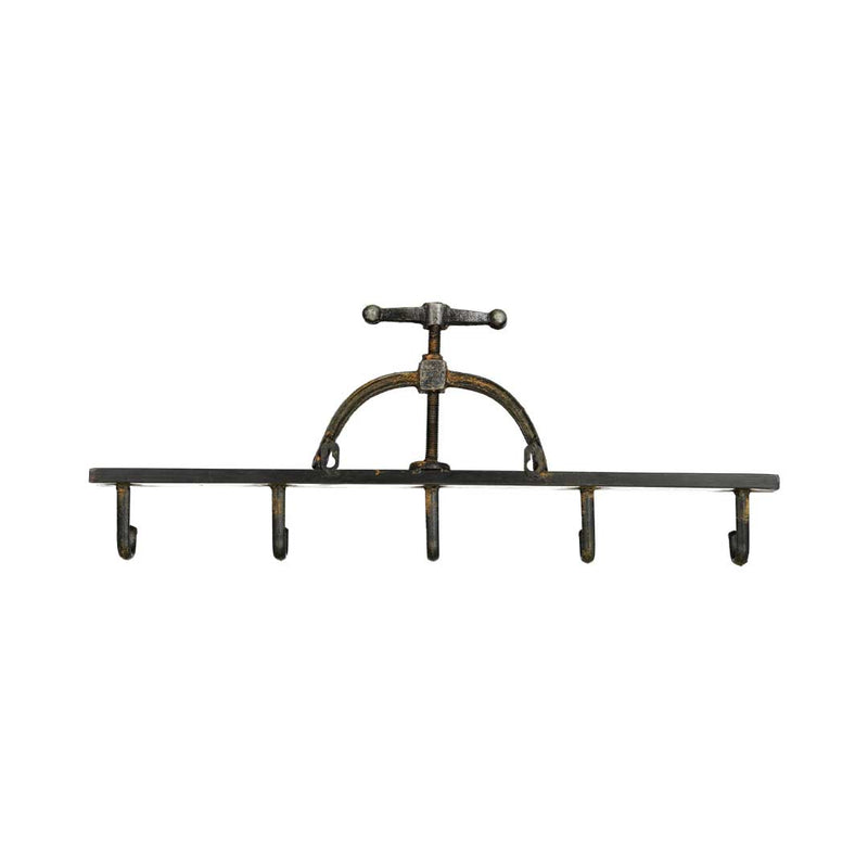 Metal Faucet With 5 Wall Hooks (7168-DM6697-00)