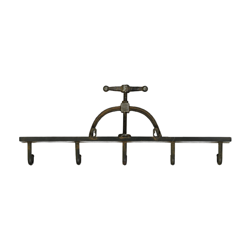 Metal Faucet With 5 Wall Hooks (7168-DM6697-00)