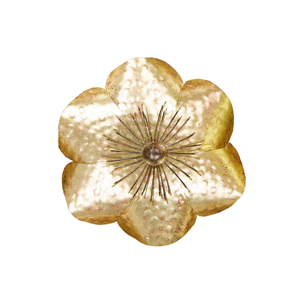 Metal Flower Wall Decor - Small (7808-EM0580-BX)