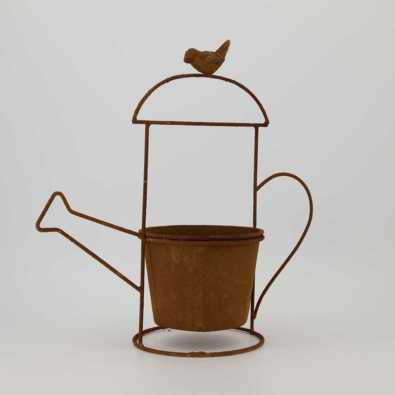 Metal Pot With Watering Can Stand (7341-EM1461-00)