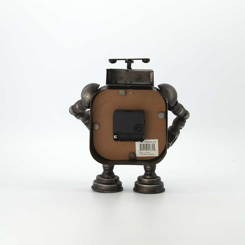 Metal Robot Table Clock (7196-HM8533-CK)