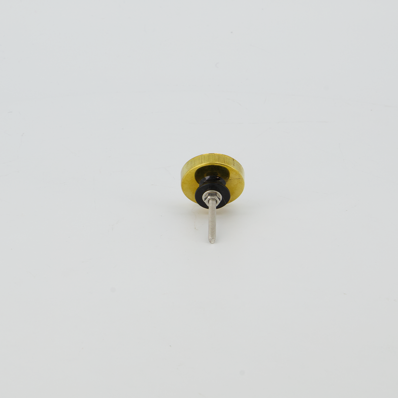 Metal and Wood Door Knob - Small (4156-AM8114-00)
