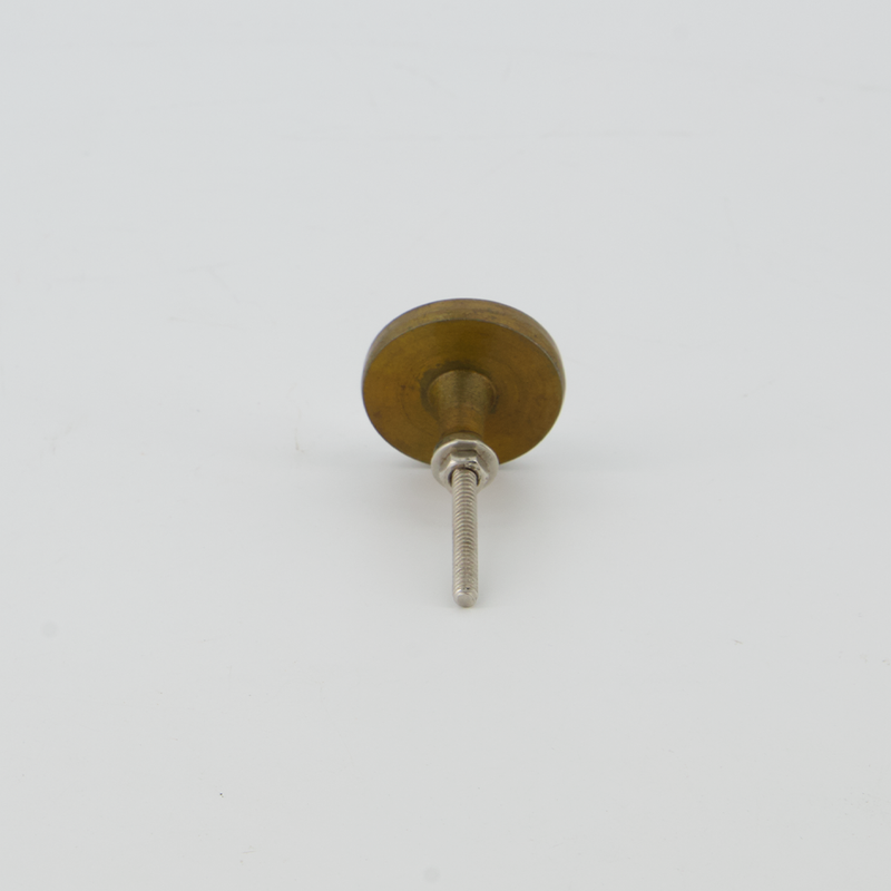 Metal & Glass Door Knob - Roman Numerals Clock  (4156-HM9641-00)