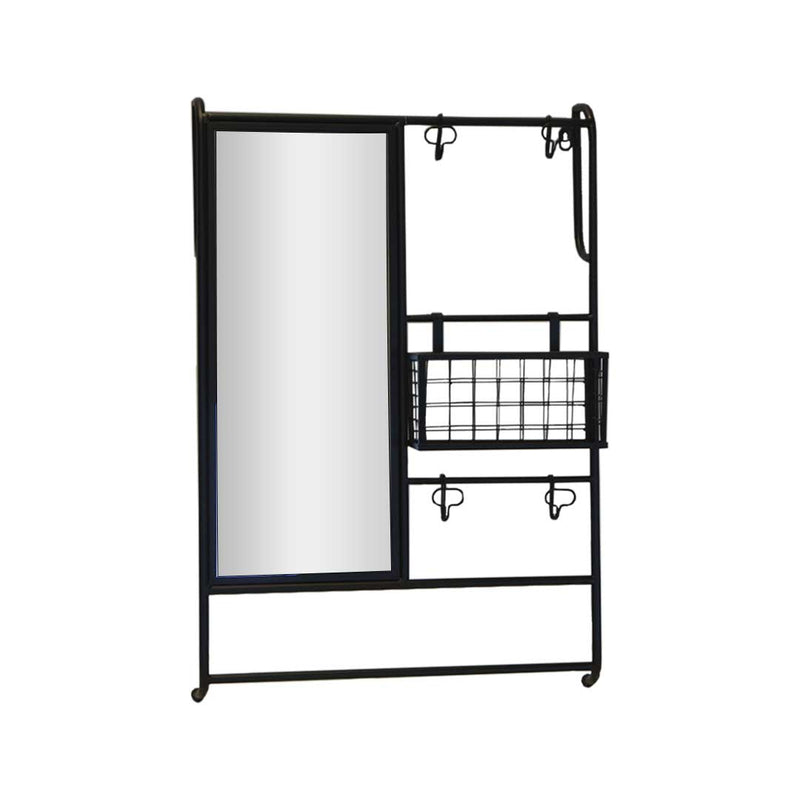 Mirrored Entrance Wall Shelf (7168-GM3843-MR)