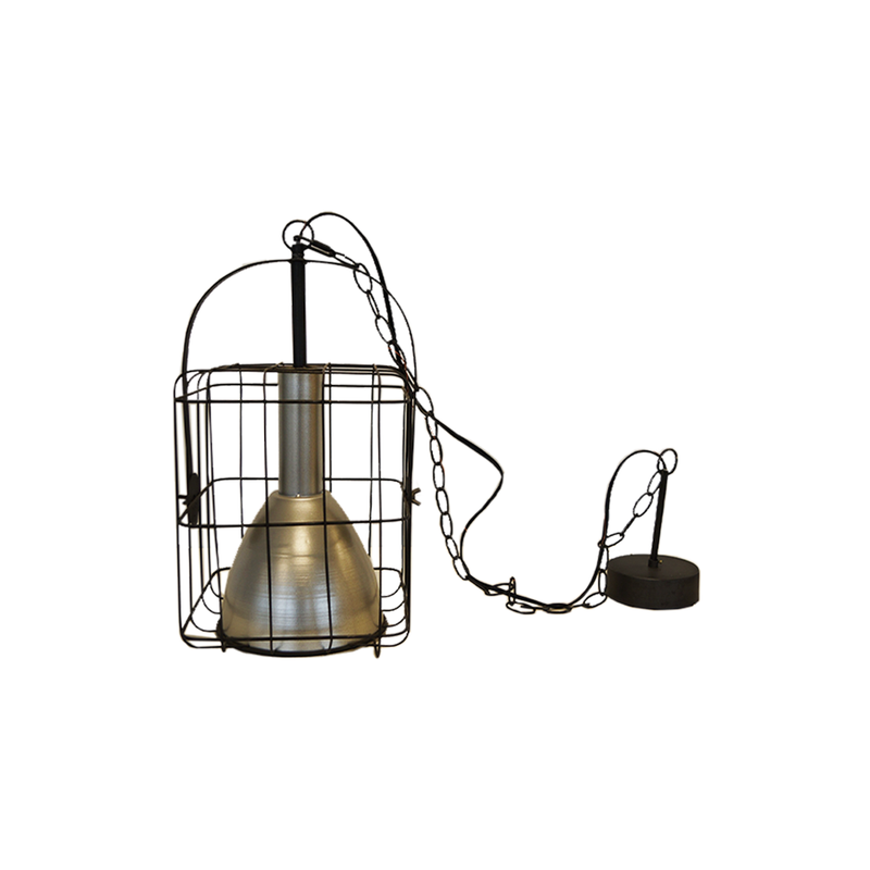 Nadine 1-Light Dome In Rectangular Cage Pendant (7366-HM8365-00)