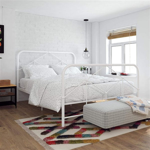Dorel - Novo Farmhouse Queen Metal Bed (4368139N)