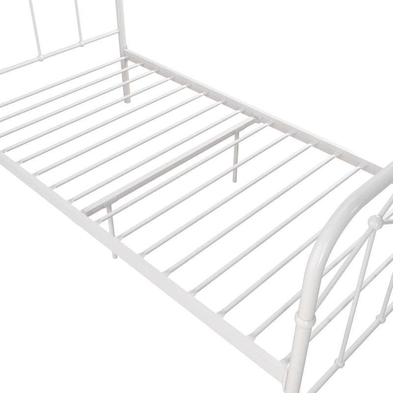 Dorel - Novo Farmhouse Twin Metal Bed (4368119N)