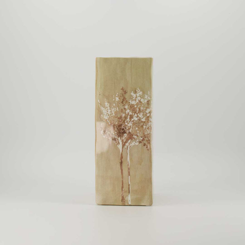 Patty Misty Trees Square Ceramic Vase (2929-PI6645-GM)