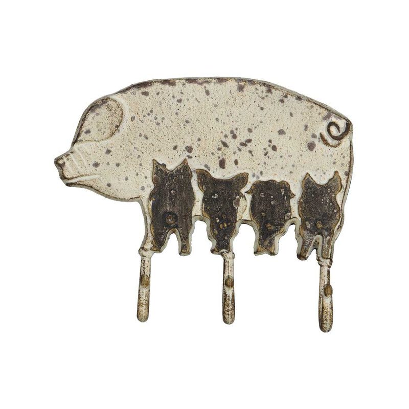 Pig Wall Decor With 3 Hooks (7168-DM2000-00)