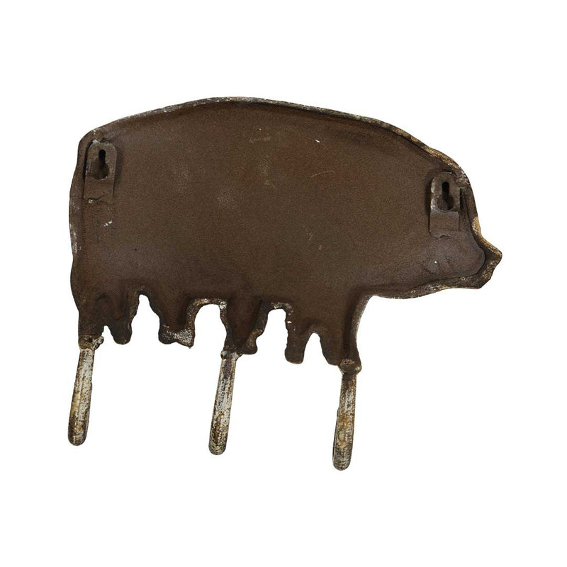 Pig Wall Decor With 3 Hooks (7168-DM2000-00)