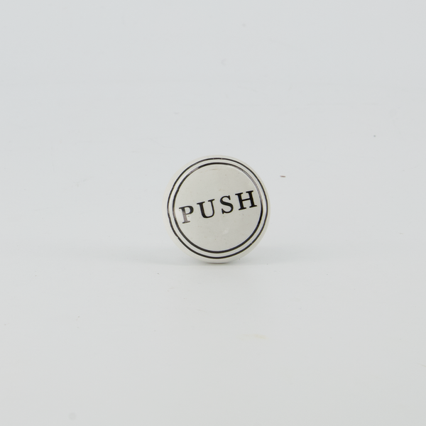 "Push" Ceramic Door Knob (4156-TX7835-00)