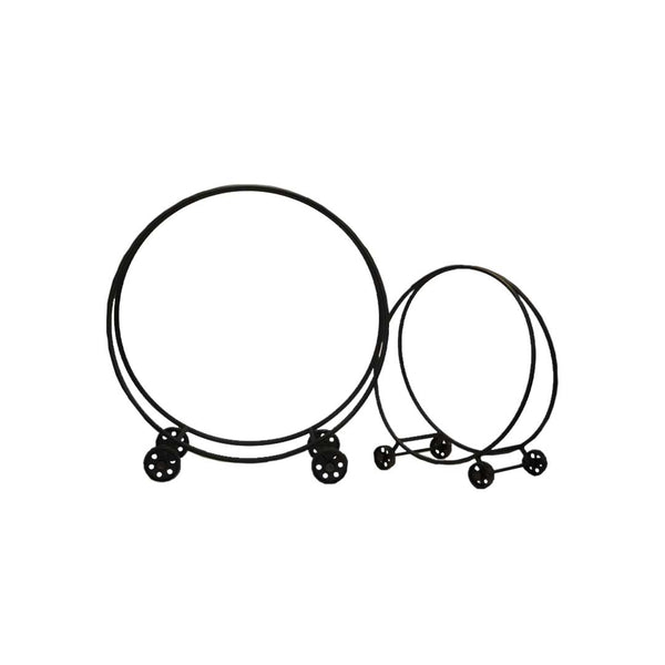 Round Firewood Log Rack - Set of 2 (7344-EM0883-BX)