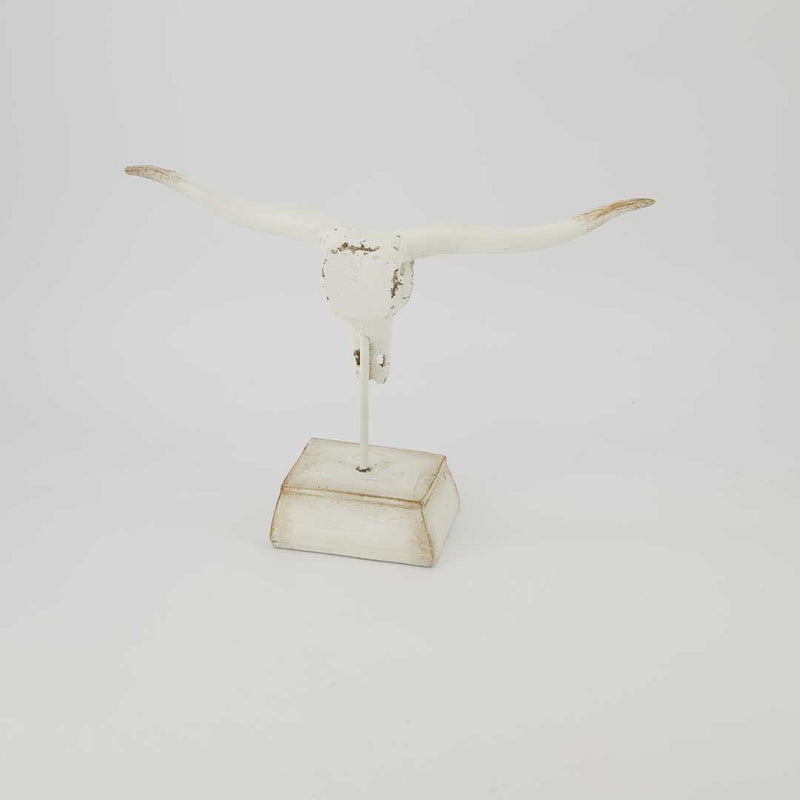 Tora Long Horn Bust On Stand (7345-EM0427-00)