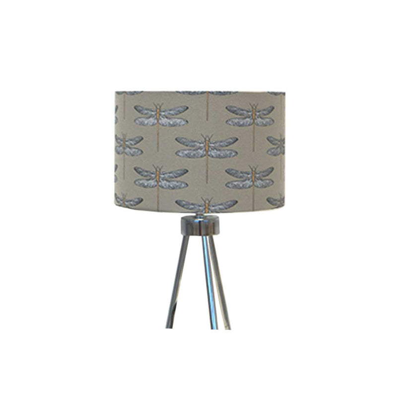 Tripod Lamp With Printed Shade - Dragonfly (1767-EM1873-00)