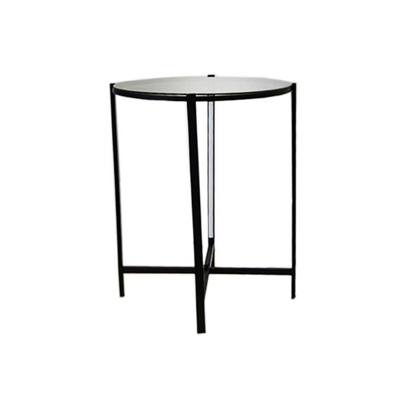 Vassa Round End Table With LED Lights (1752-EM1704-BX)