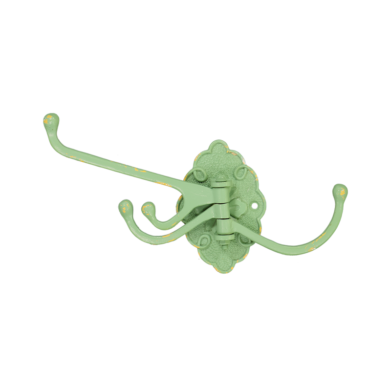 Vincy Pewter 4-Swivel Hook - Green (9044-GM4473-00)