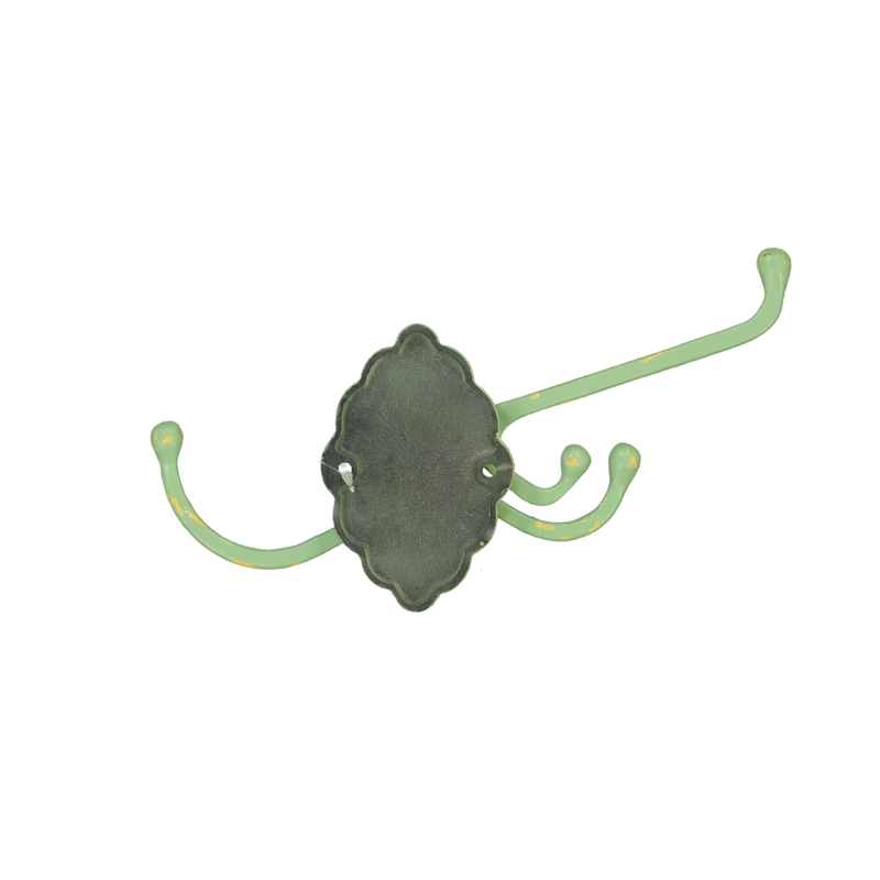 Vincy Pewter 4-Swivel Hook - Green (9044-GM4473-00)