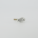 White Feather Pewter Knob (9044-EM0206-00)