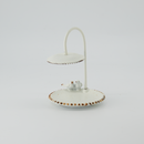 White Jewelry Holder With 2 Birds (9044-DM6782-00)