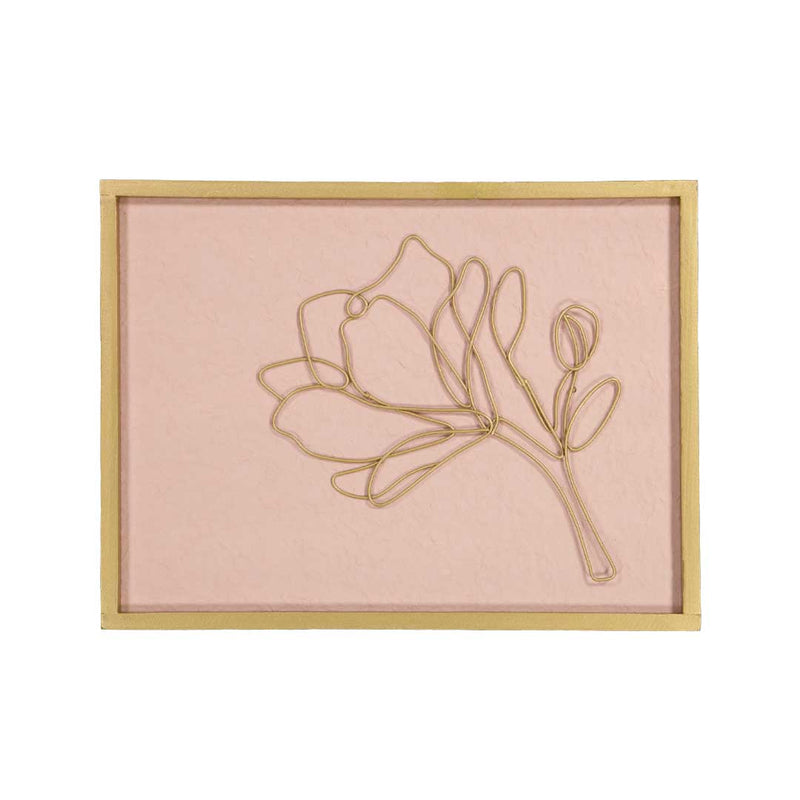 Wire Gold Wall Decor (7168-HM8122-00)