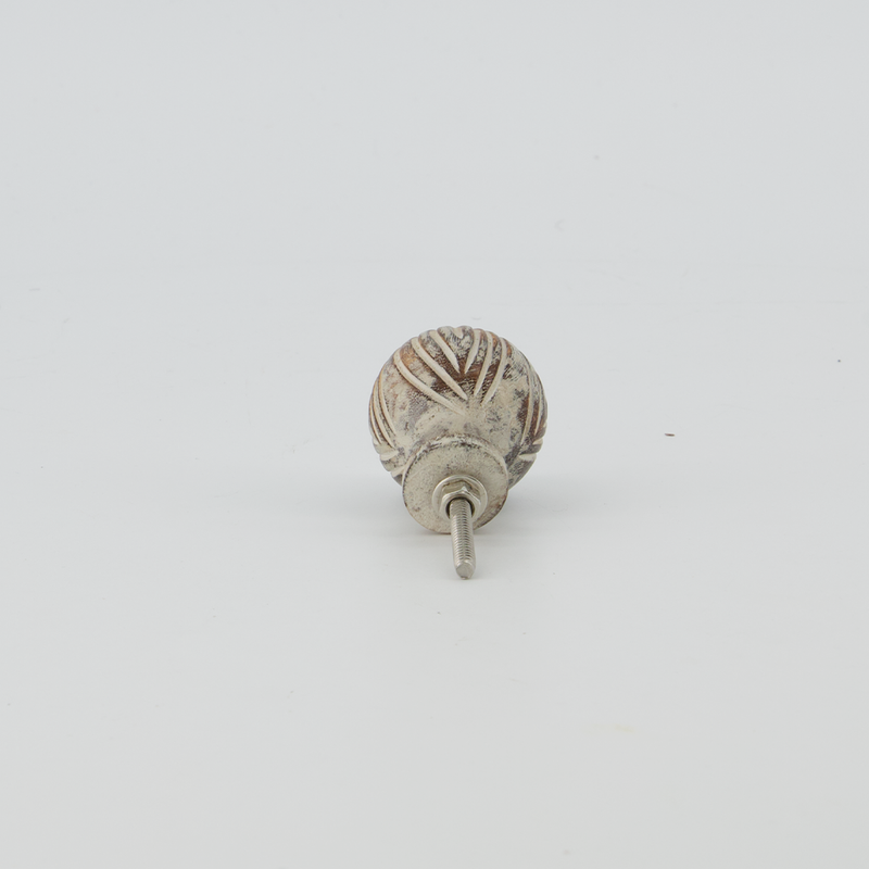 Wooden Round Curved Knob (4156-AM8134-00)