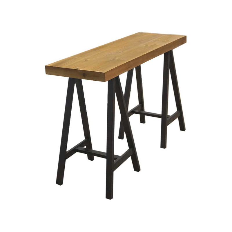 Wooden Table With "A" Shape Metal Leg (9277-DM1683-00)